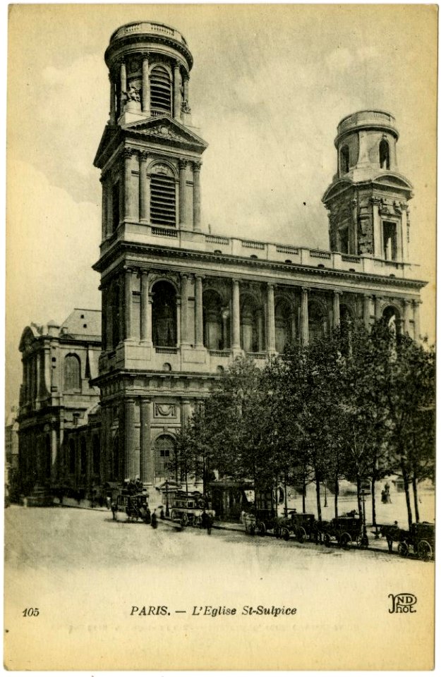 PARIS. - L'Eglise St-Sulpice