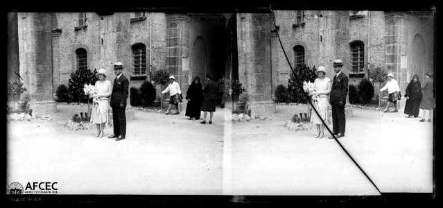Parella de nuvis en un casament