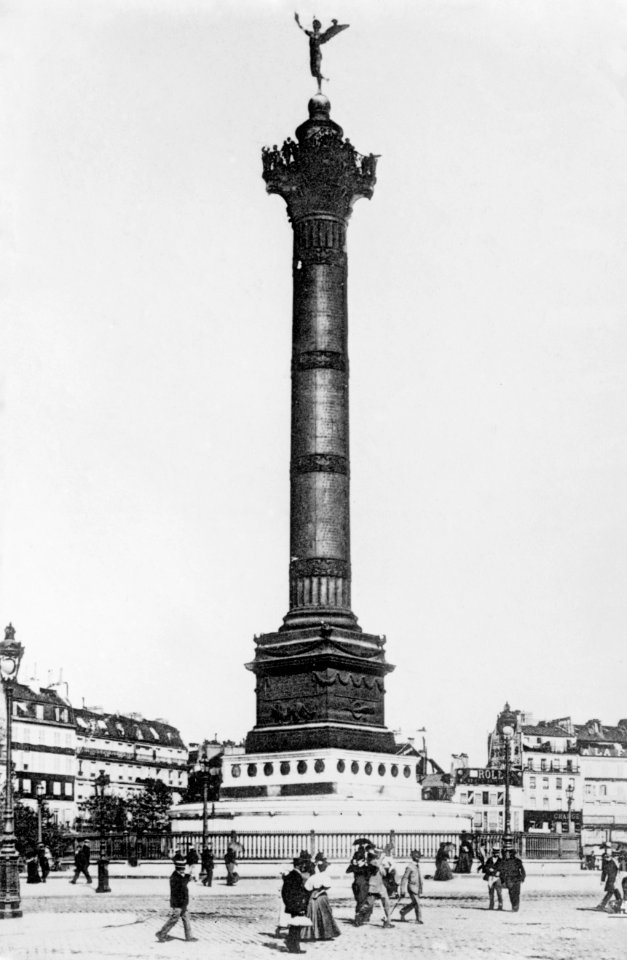 Paris. Column which marks site of old