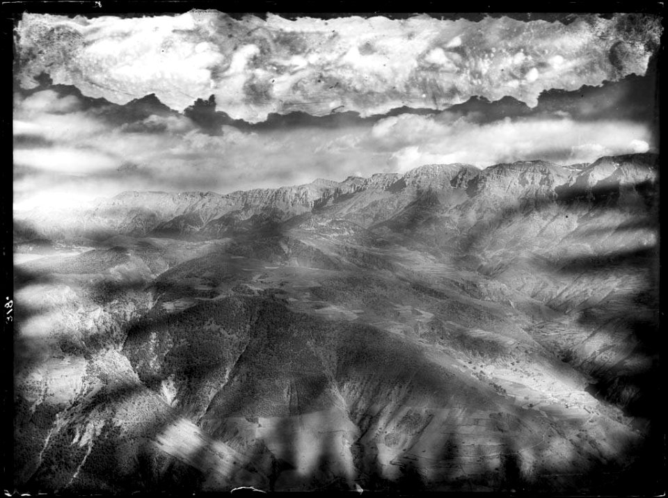 Part oriental de la Serra del Cadí des del Coll de Jou de Castellnou