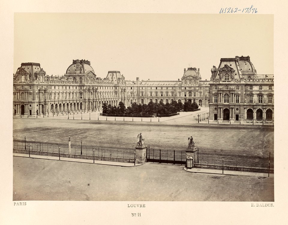 Paris. Louvre - E. Baldus. LCCN94504027