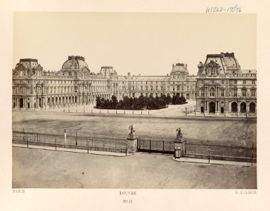 Paris. Louvre - E. Baldus. LCCN94504027