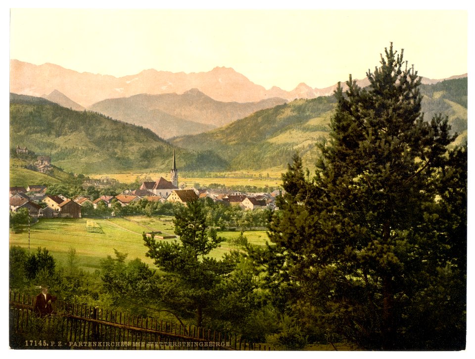 Partenkirchen with Wettersteingebirge, Upper Bavaria, Germany-LCCN2002696275