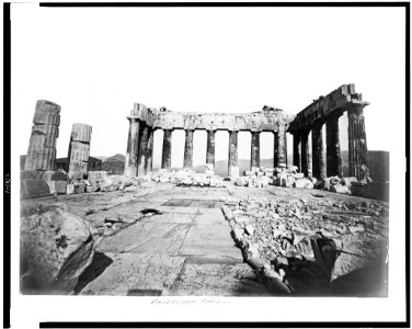Parthenon. Interior LCCN94513452