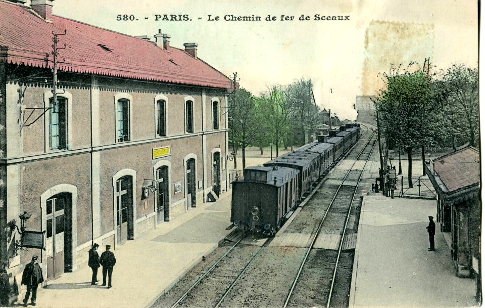PARIS - Le Chemin de fer de Sceaux -Gare Sceaux Ceinture-