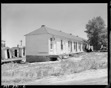 Part of company housing project. Colorado Fuel & Iron Corporation, Kebler ^2 Mine, Tioga, Huerfano County, Colorado. - NARA - 540388