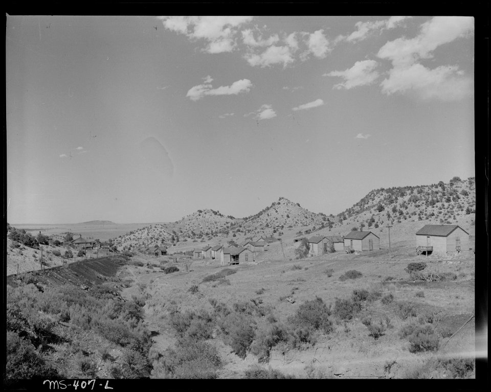 Part of company housing project. Huerfano Coal Company, Ludlow Mine, Ludlow, Las Animas County, Colorado. - NARA - 540398