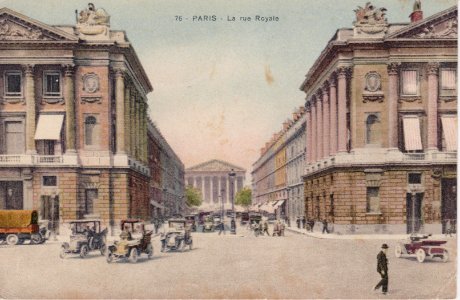 Paris - Rue Royale (CP AD)