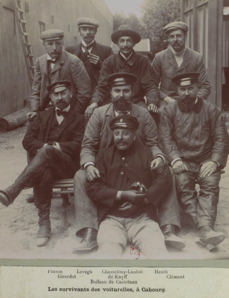Participants au Tour de France automobile 1899
