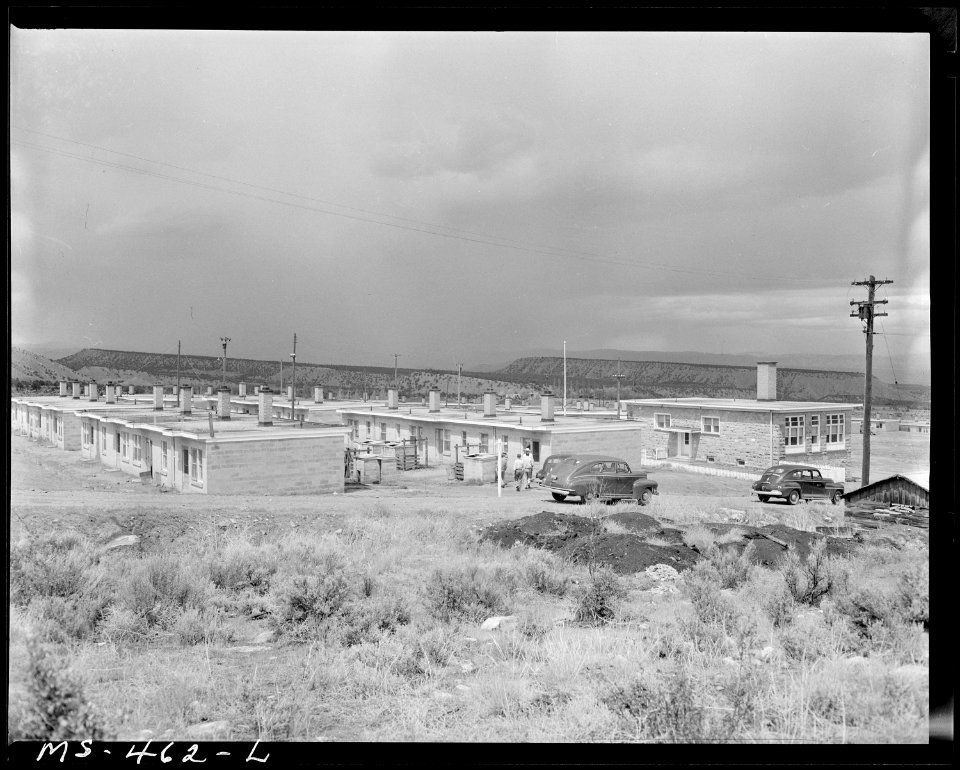 Part of government housing project adjacent to King Mine. Utah Fuel Company, Sunnyside Mine, Sunnyside, Carbon... - NARA - 540427