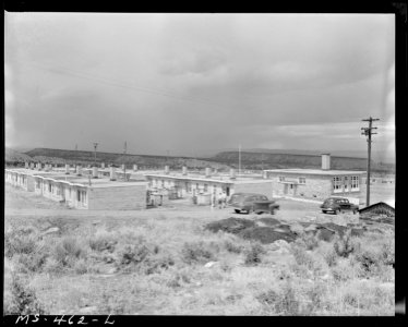 Part of government housing project adjacent to King Mine. Utah Fuel Company, Sunnyside Mine, Sunnyside, Carbon... - NARA - 540427 photo