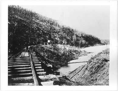 Part of Lookout Mountain, Chattanooga Creek, and railrod.(Collection of Capt. W.C. Margedant. Ch(ief) of Top. Engrs.... - NARA - 530432