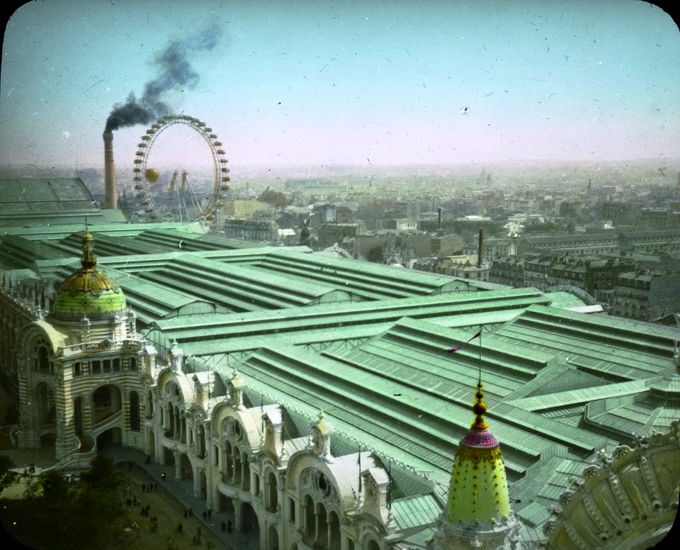 Paris Exposition Champ de Mars and Palace of Chemical Industries, Paris, France, 1900