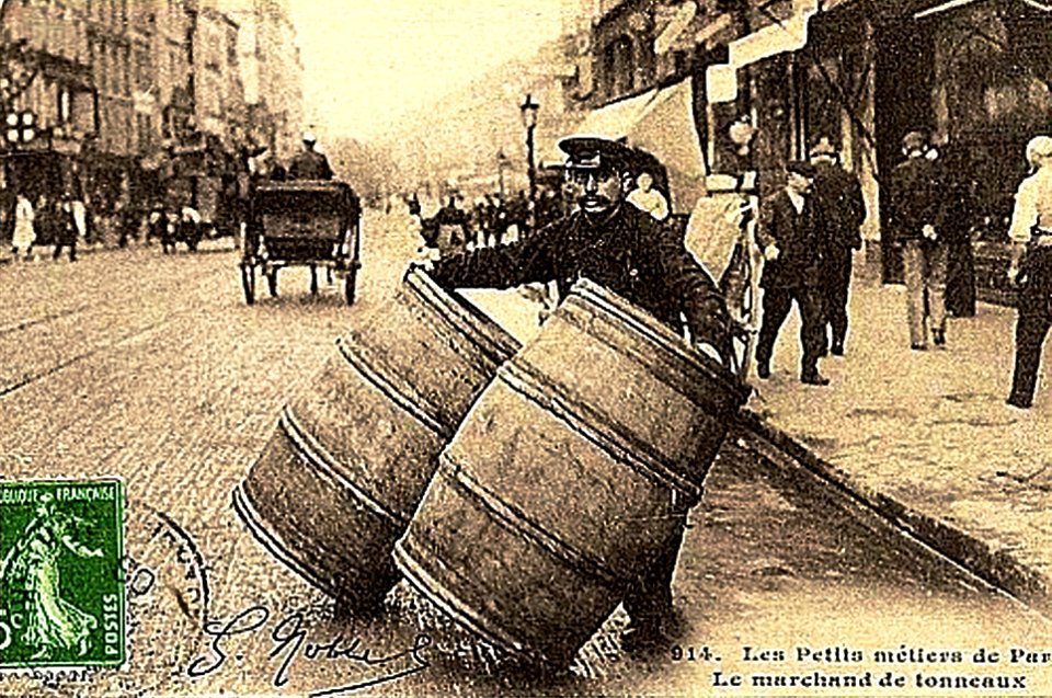 Paris Le marchand de tonneaux