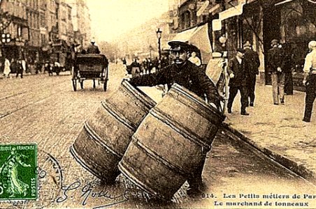 Paris Le marchand de tonneaux