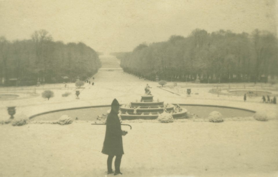 Paris leave Jan 1919, View from the Palace of Versailles looking over the gardens