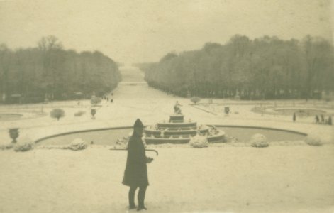 Paris leave Jan 1919, View from the Palace of Versailles looking over the gardens