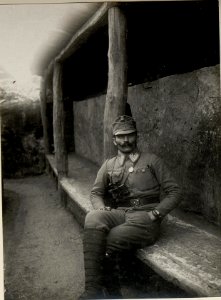 Partie aus den Stellungen des IR.82 südlich PELZA. Aufgenommen am 15. Dezember 1915. (BildID 15541021)