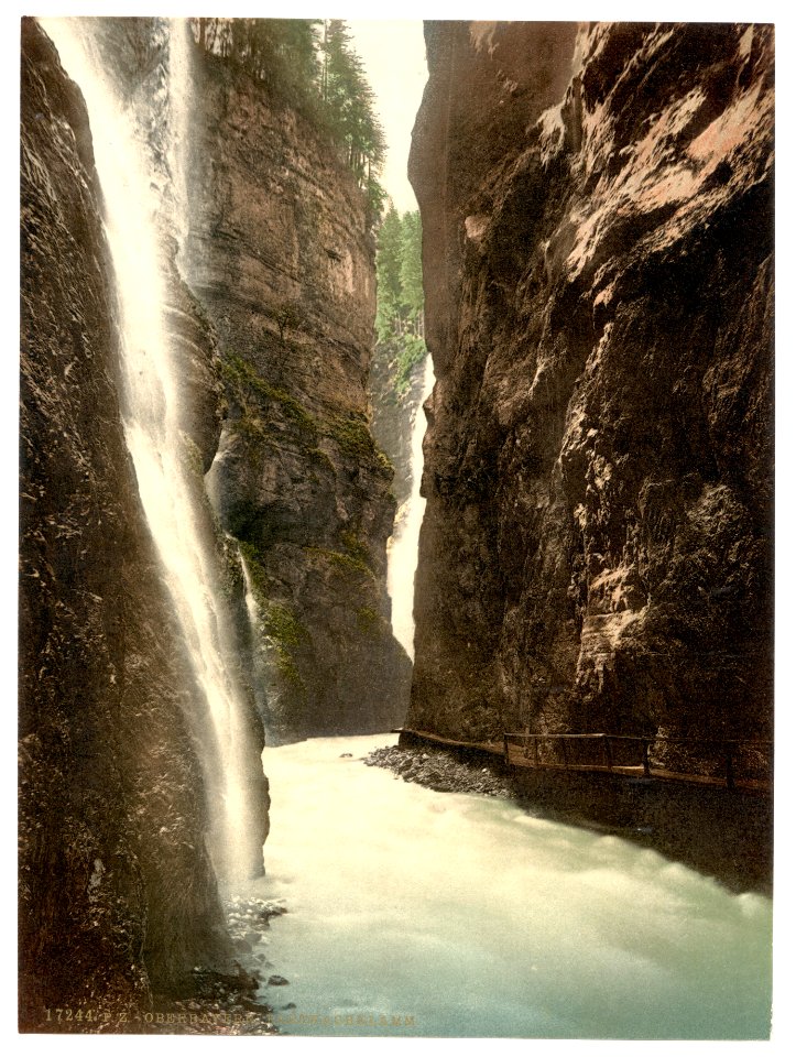 Partnachklamm, general view, Upper Bavaria, Germany-LCCN2002696279