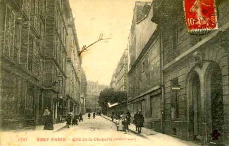 Paris, Cité de la Chapelle, 1900 photo