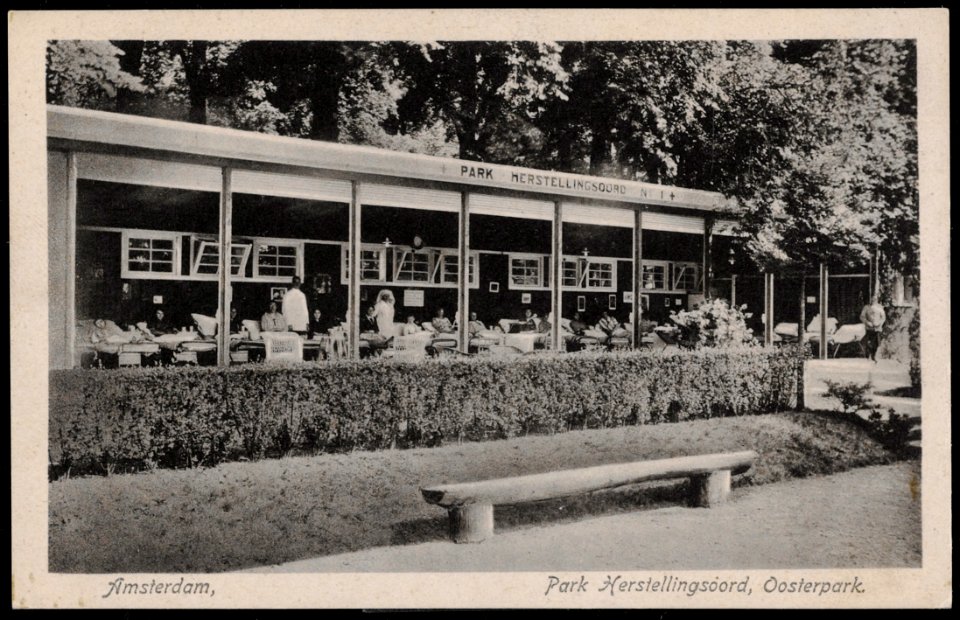 Parkherstellingsoord Oosterpark. Uitgave J. Sleding, Amsterdam, Afb PRKBB00368000001