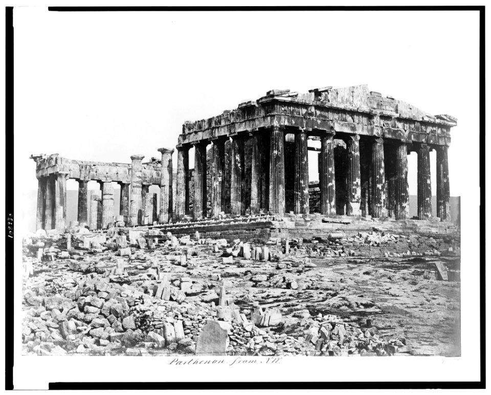 Parthenon from n.w. LCCN94513449