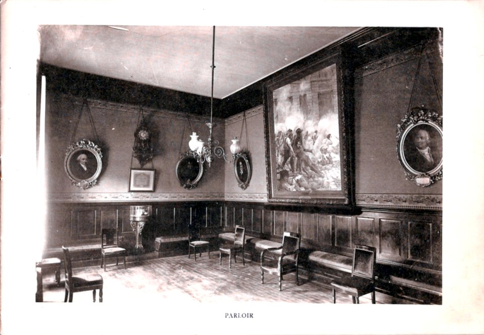 Paris, École polytechnique, parloir (J David, 1903)