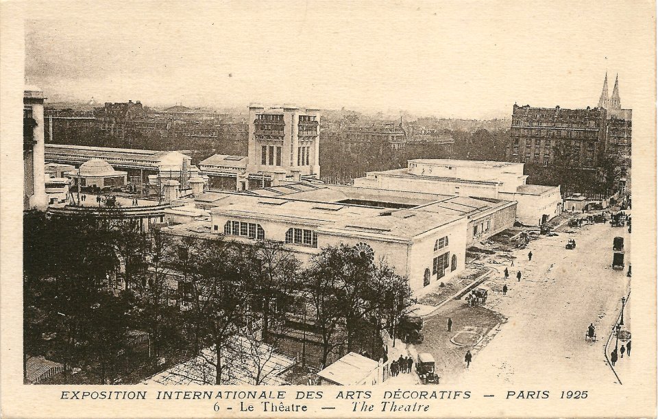 Paris-FR-75-Expo 1925 Arts décoratifs-le théâtre