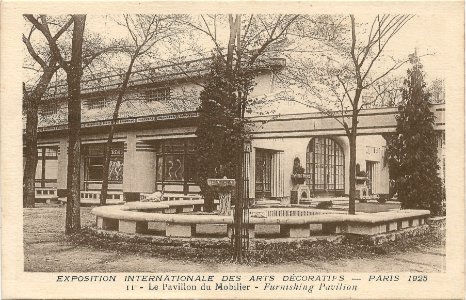 Paris-FR-75-Expo 1925 Arts décoratifs-Pavillon du Mobilier photo