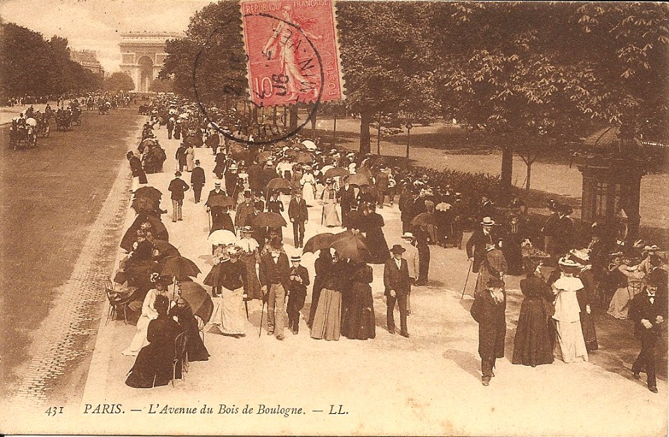 Paris-L'Avenue du Bois de Boulogne-LL 431