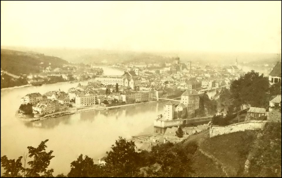 Passau 1892. old photo