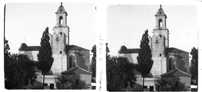 Part lateral de l'església de Sant Martí de Provençals