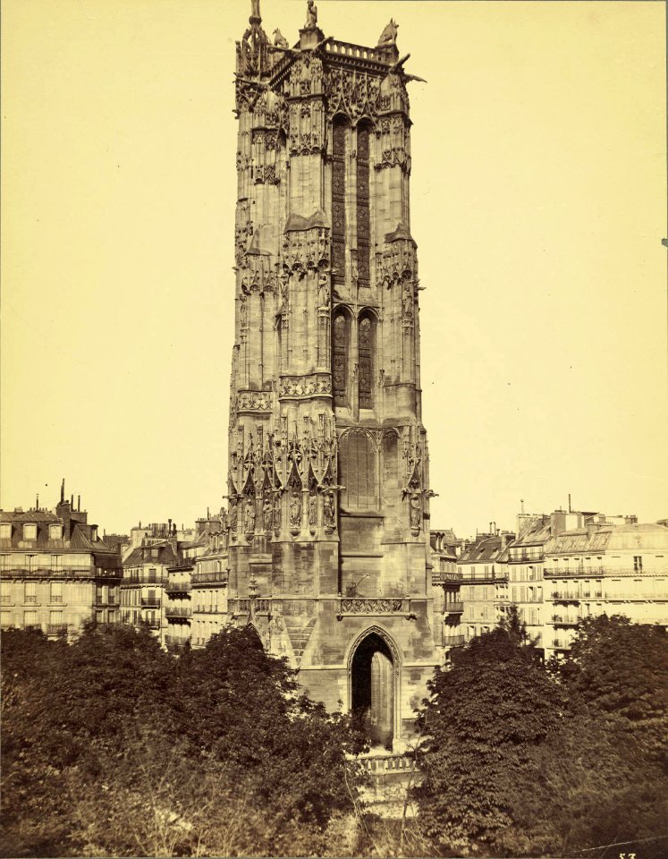 Paris. Tour Saint Jacques, ca. 1865-ca. 1895