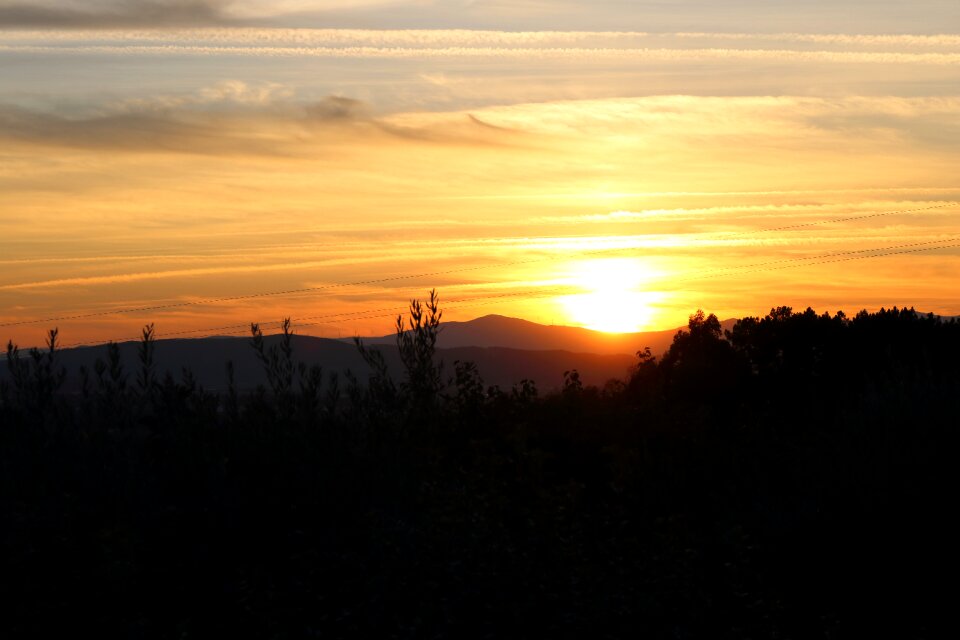 Sunset serra da gardunha nature