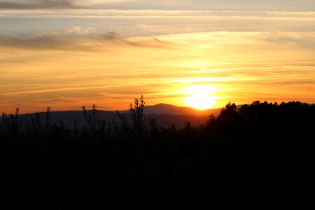 Sunset serra da gardunha nature