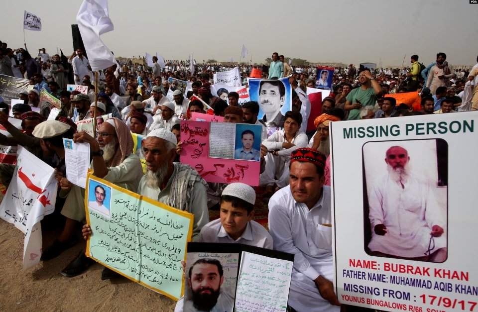 Pashtun Tahafuz Movement sit-in Karachi 2018