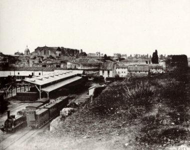 Parker, John Henry - Der erste Bahnhof bei Termini (Zeno Fotografie)