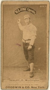 Pat Dealey, Washington Statesmen, baseball card portrait LCCN2007686420