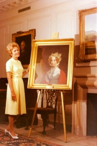 Pat Nixon Adams portrait C6394-04a photo