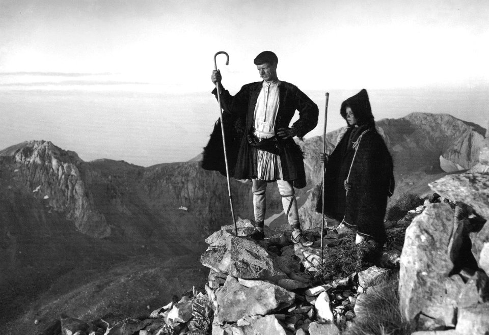 Parnassos shepherds, Attica, 1903, Frédéric Boissonnas