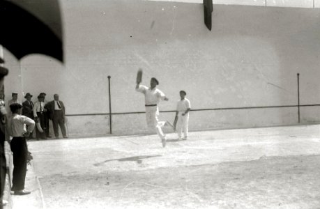 Partido de rebote en el frontón de Zubieta (18 de 18) - Fondo Car-Kutxa Fototeka