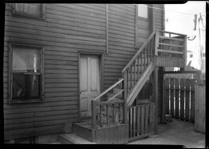Paterson, New Jersey - Textiles. Former silk workers. Rear Tenement off Summer St. - NARA - 518607