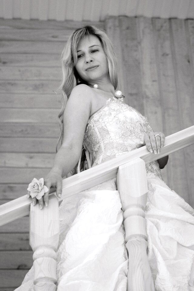 White dress girl dress