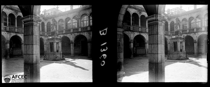 Pati de la casa de Convalescència
