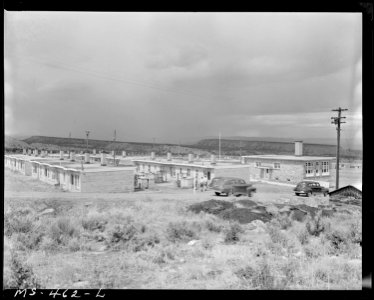 Part of government housing project adjacent to King Mine. Utah Fuel Company, Sunnyside Mine, Sunnyside, Carbon... - NARA - 540427 photo
