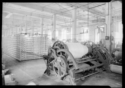 Paterson, New Jersey - Textiles. (Another view of large textile machine.) - NARA - 518767