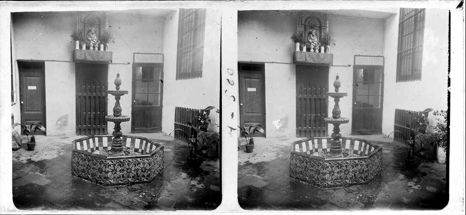 Pati interior de l ' hospital de Martorell