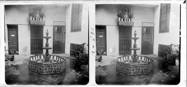 Pati interior de l ' hospital de Martorell
