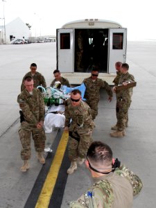 Patient evacuation from Afghanistan 141102-N-JY715-799