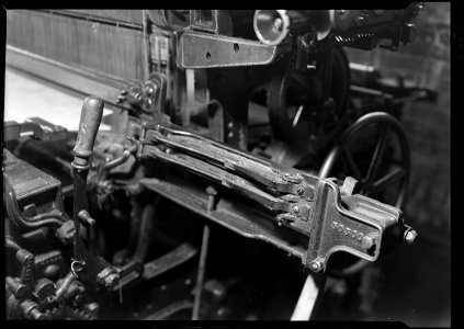 Paterson, New Jersey - Textiles. Close-up of shuttle box. - NARA - 518598